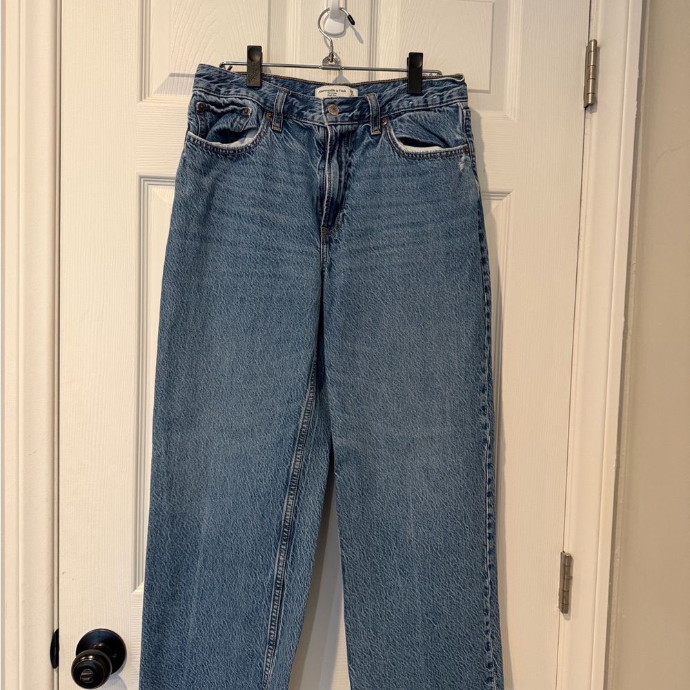 Abercrombie & Fitch Classic Blue Boyfriend Jeans